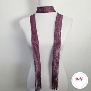 Purple wrap around scarf